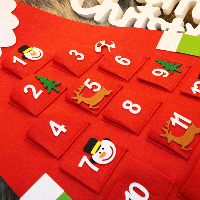 DIY Felt Snowman Advent Calendar – Hanging Countdown to Christmas for Kids - Image 4