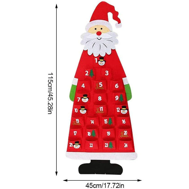 DIY Felt Snowman Advent Calendar – Hanging Countdown to Christmas for Kids - Image 7