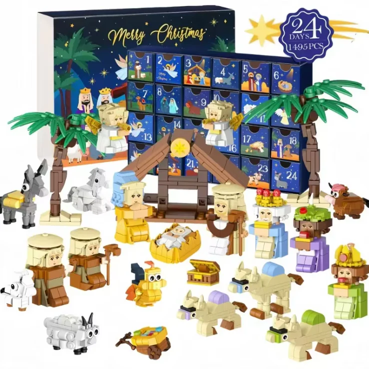 2025 Advent Calendar with Toys – 24-Day Surprise Box Set for Kids - Image 9
