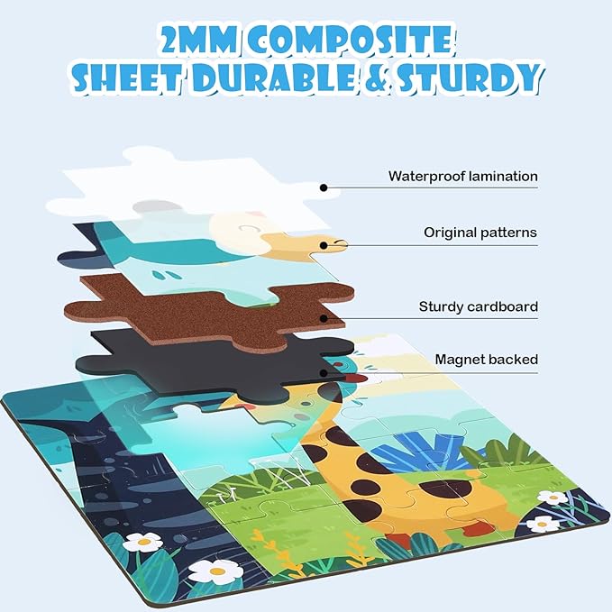 3-in-1 Magnetic Animal Puzzle Book - Image 5