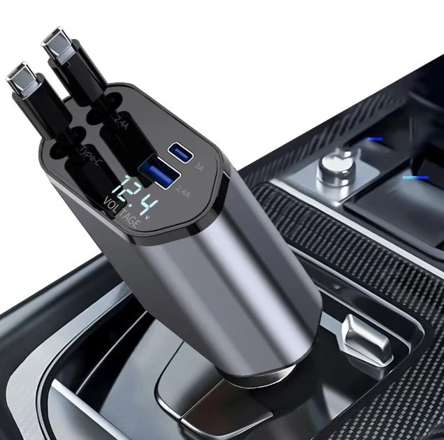 4-in-1 Super Fast Car Charging Cable – Multi USB Charger with Type-C, Lightning & Micro USB Connectors - Image 5