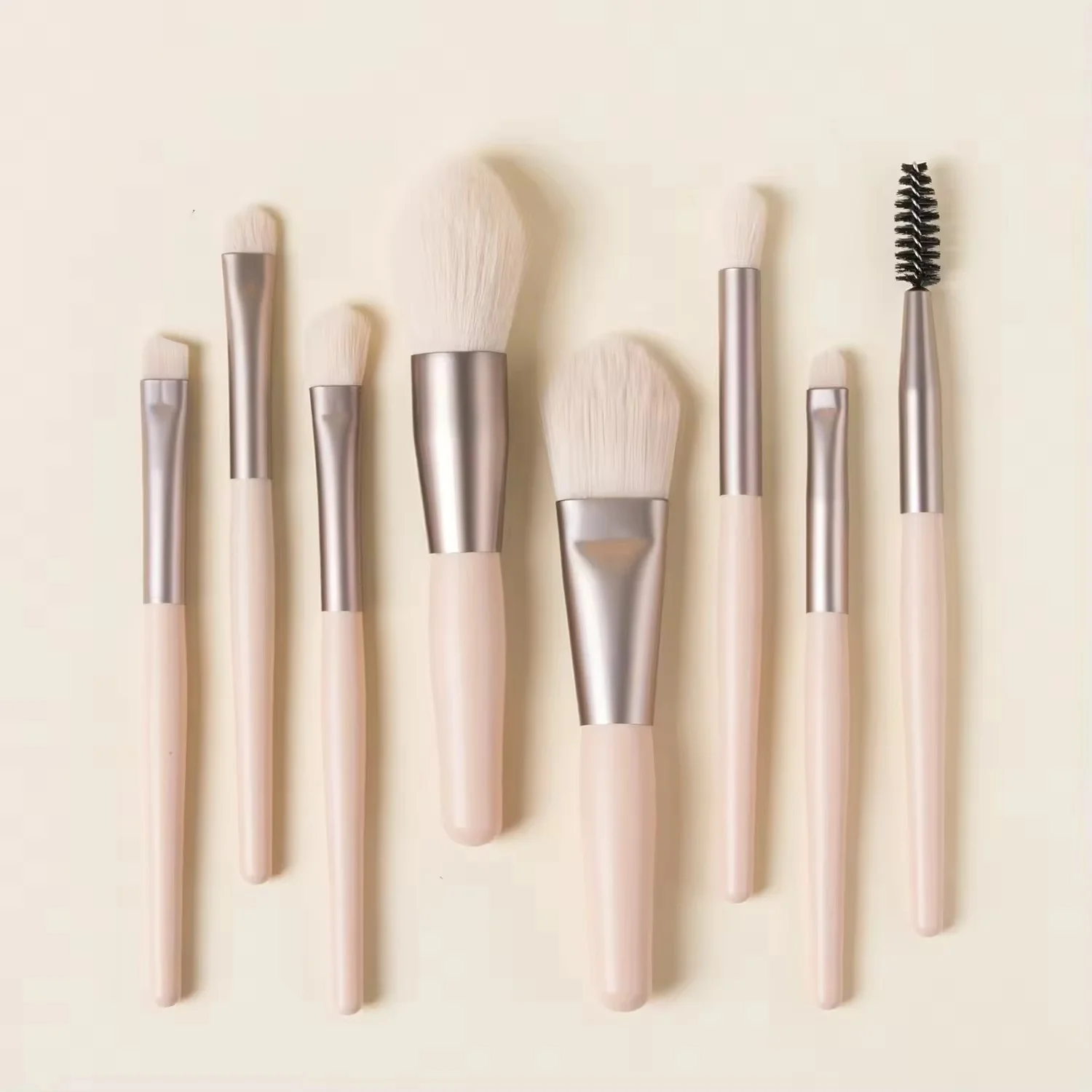 8PCS Makeup Brushes Set – Super Soft Synthetic Brushes with Plastic Handles for Eyeshadow, Blush & Face - Image 3