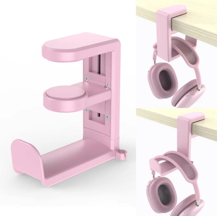 Adjustable Clamp-On Rotating Headphone Stand – 10–42mm Desk Mount - Image 8