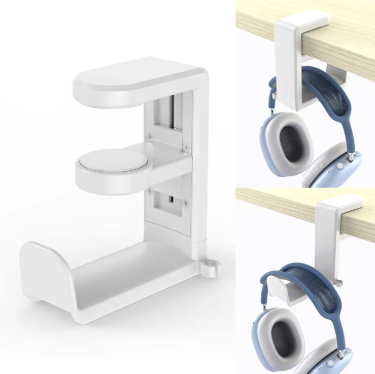 Adjustable Clamp-On Rotating Headphone Stand – 10–42mm Desk Mount - Image 9