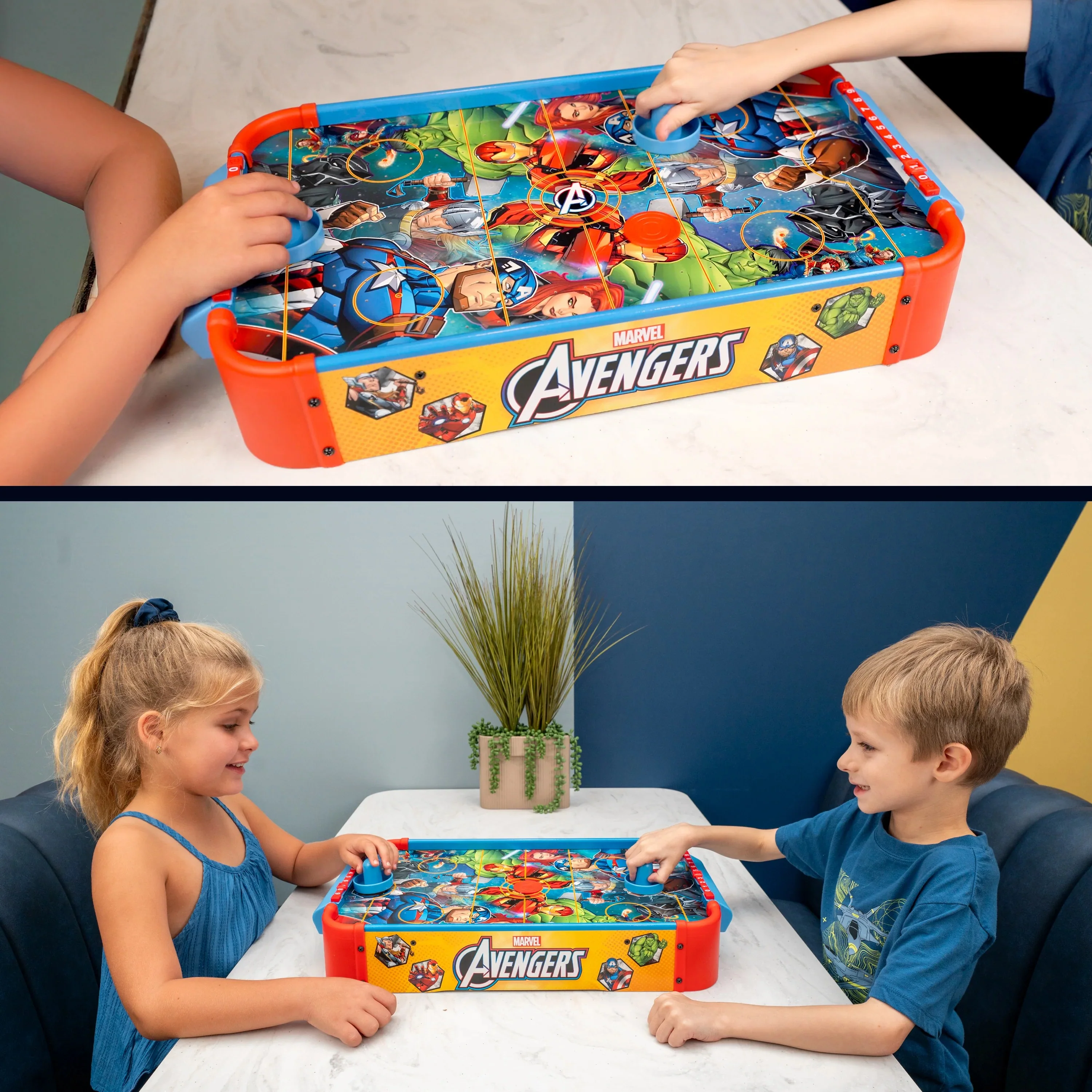 Avengers Wooden Electronic Air Hockey Table - Image 4