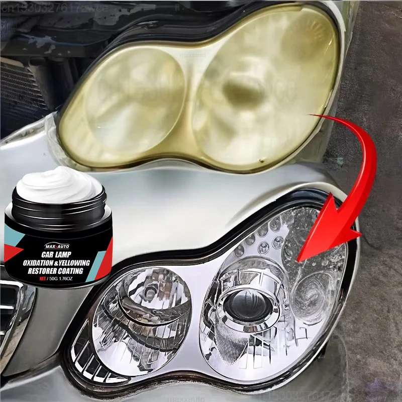 Car Headlight Restoration & Polishing Kit – Scratch Remover + Oxidation Cleaner - Image 3
