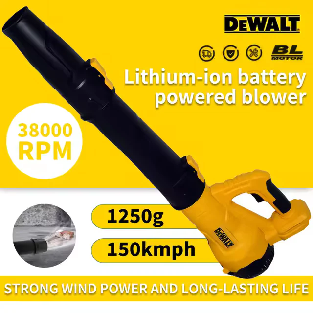 Cordless Handheld Leaf Blower – 38,000 RPM Turbo Jet Air Blower Compatible with 20V Battery - Image 5