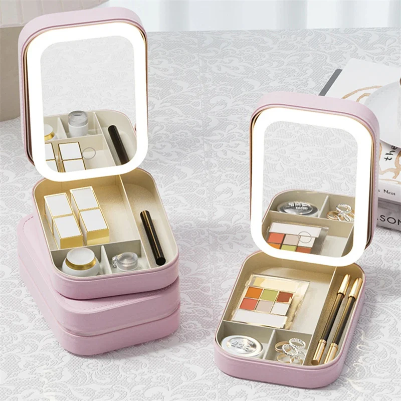 Cosmetic Box with Vanity Mirror - Image 2