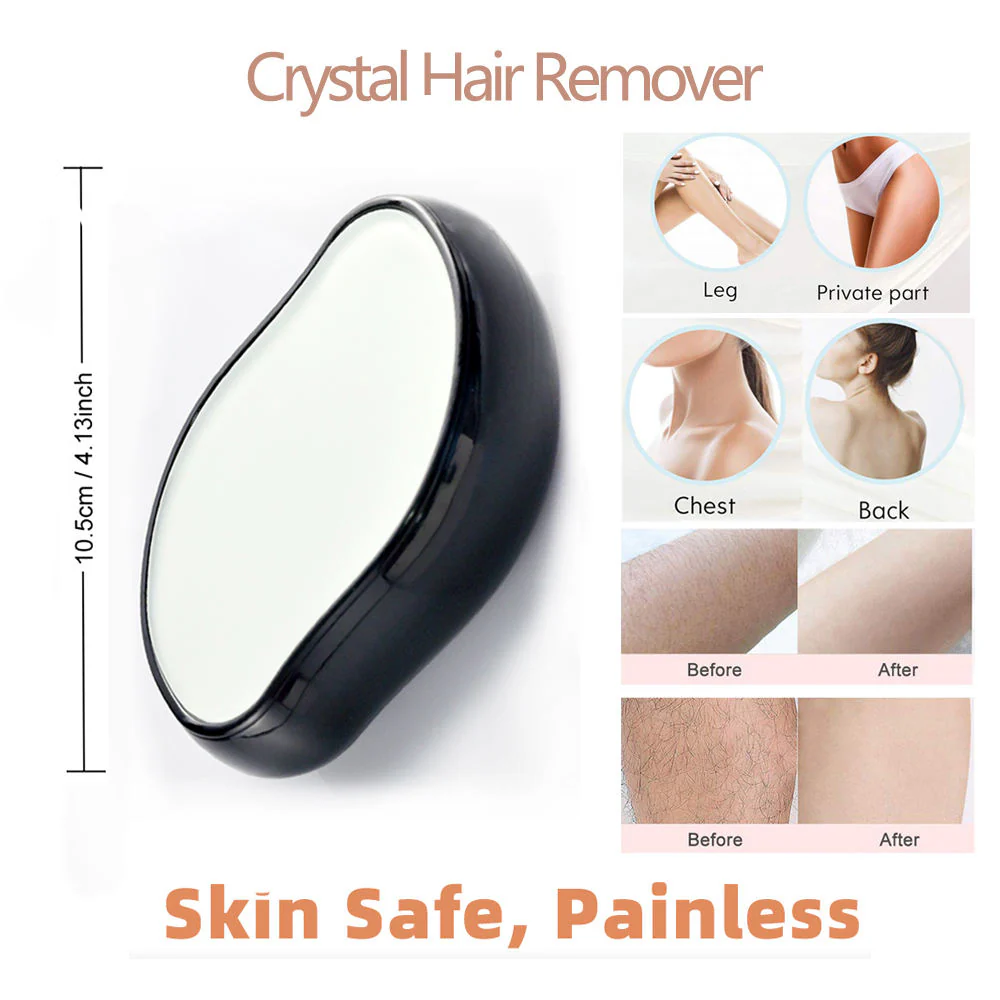 Crystal Hair Removal Eraser – Painless Exfoliating Hair Remover for Smooth Skin - Image 2