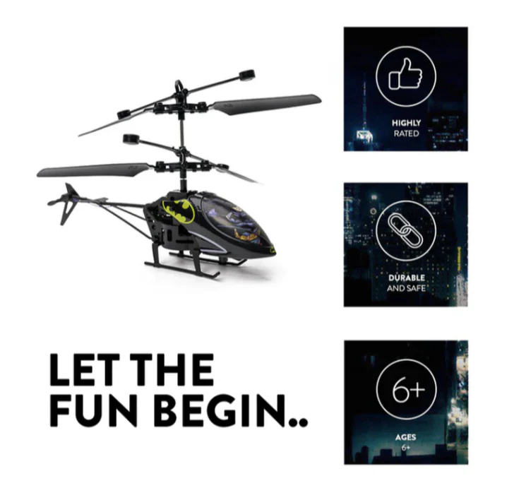 DC Superheroes 2CH IR RC Helicopter Series – Batman, Superman & Wonder Woman - Image 2