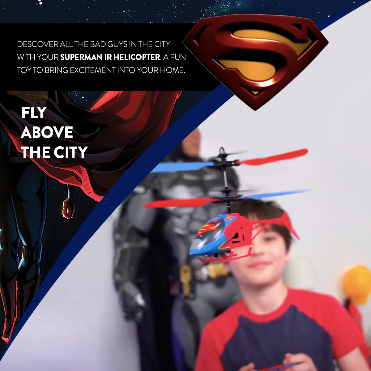DC Superheroes 2CH IR RC Helicopter Series – Batman, Superman & Wonder Woman - Image 7