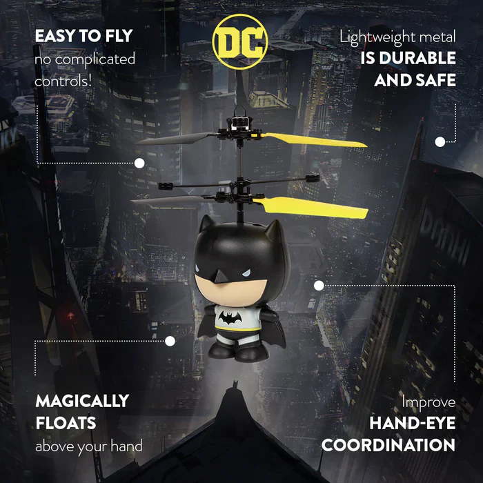 DC Superheroes 3.5" UFO Helicopter Series – Motion Sensor Flying Figures - Image 5