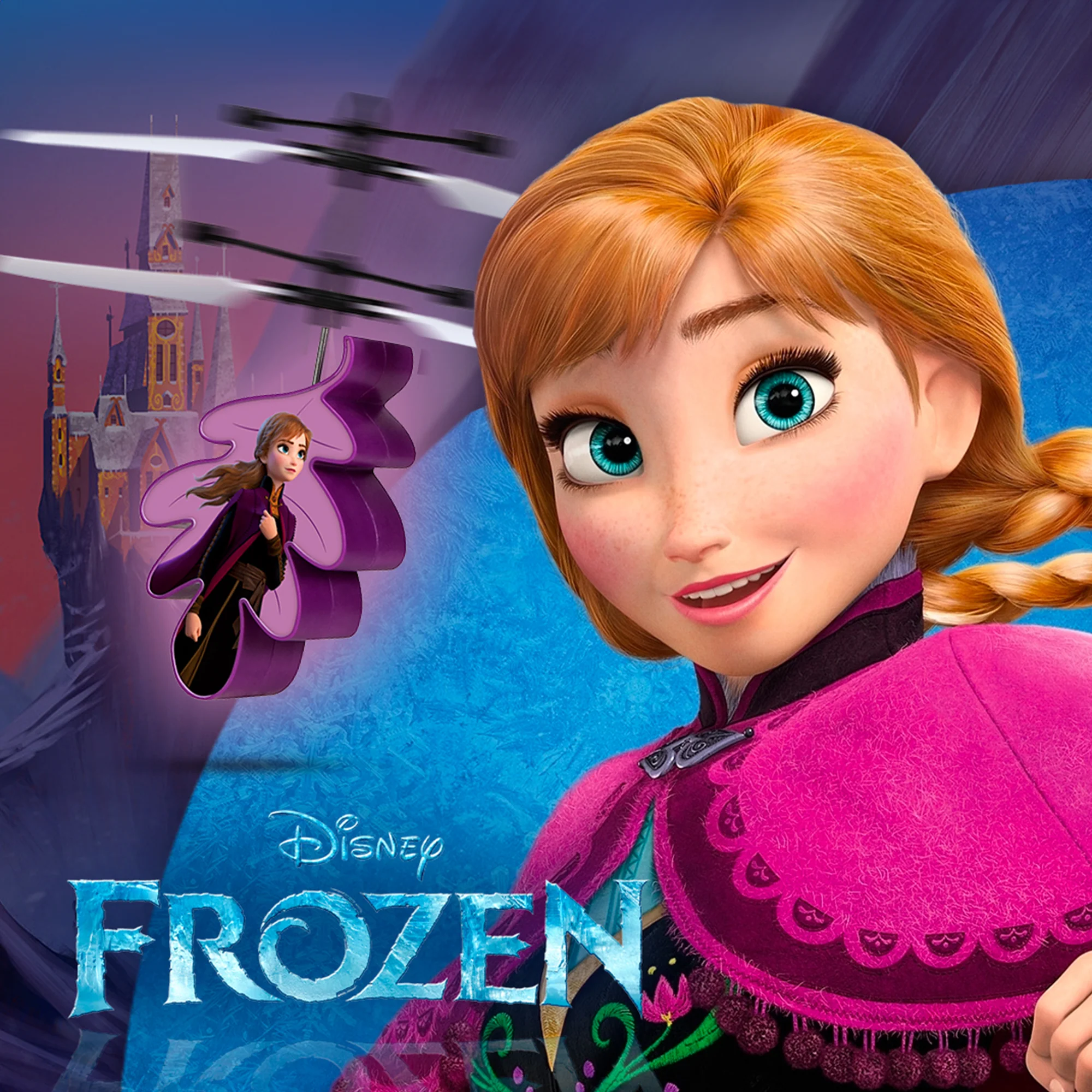 Disney Frozen Anna Motion Sensing IR UFO Ball Helicopter - Image 2