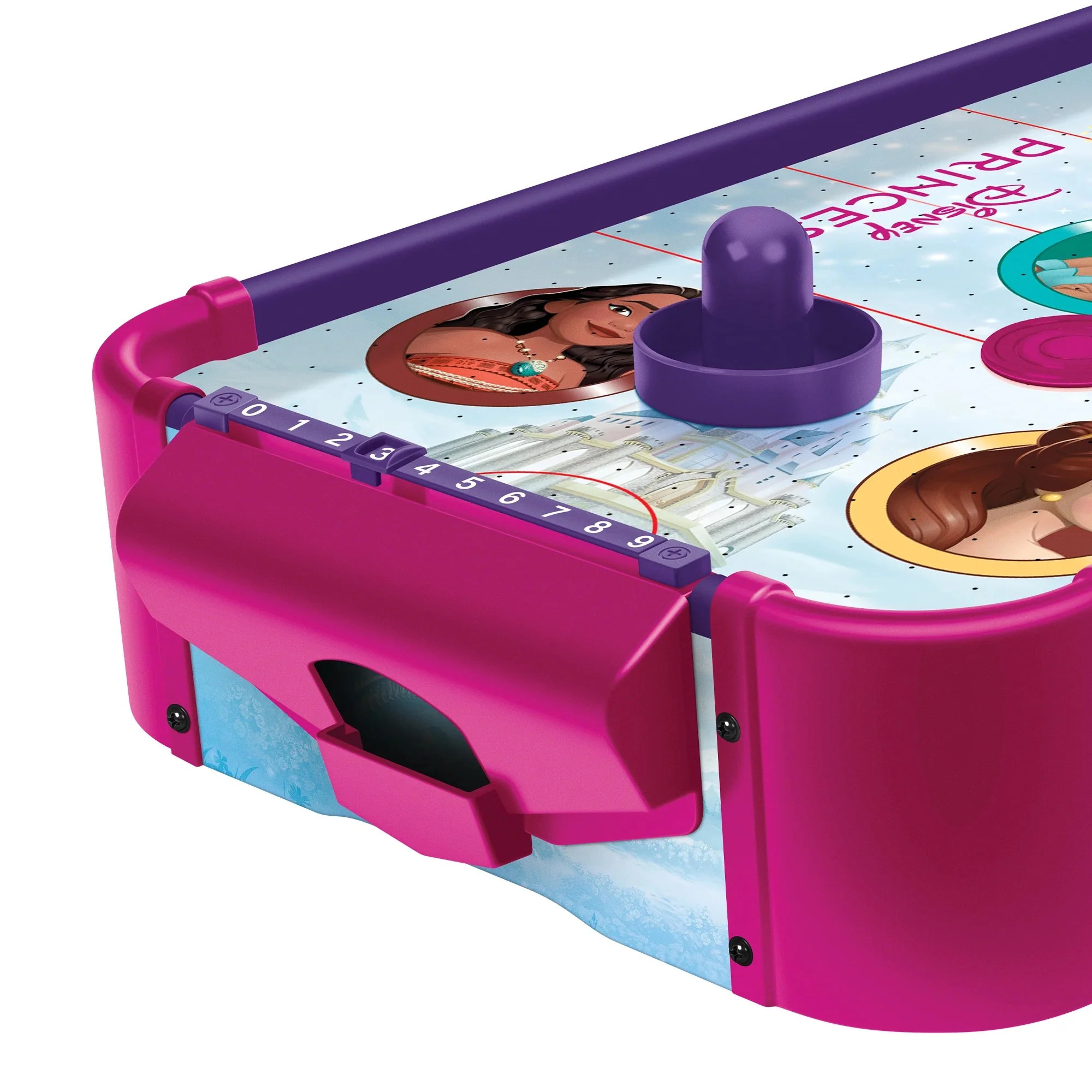 Disney Princess Electronic Tabletop Air Hockey (Wood) - Image 4