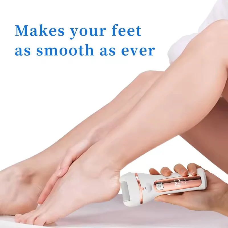 Electric Foot Callus Remover – USB Rechargeable Pedicure Grinder with 3 Grinding Heads & Strong Motor - Image 8