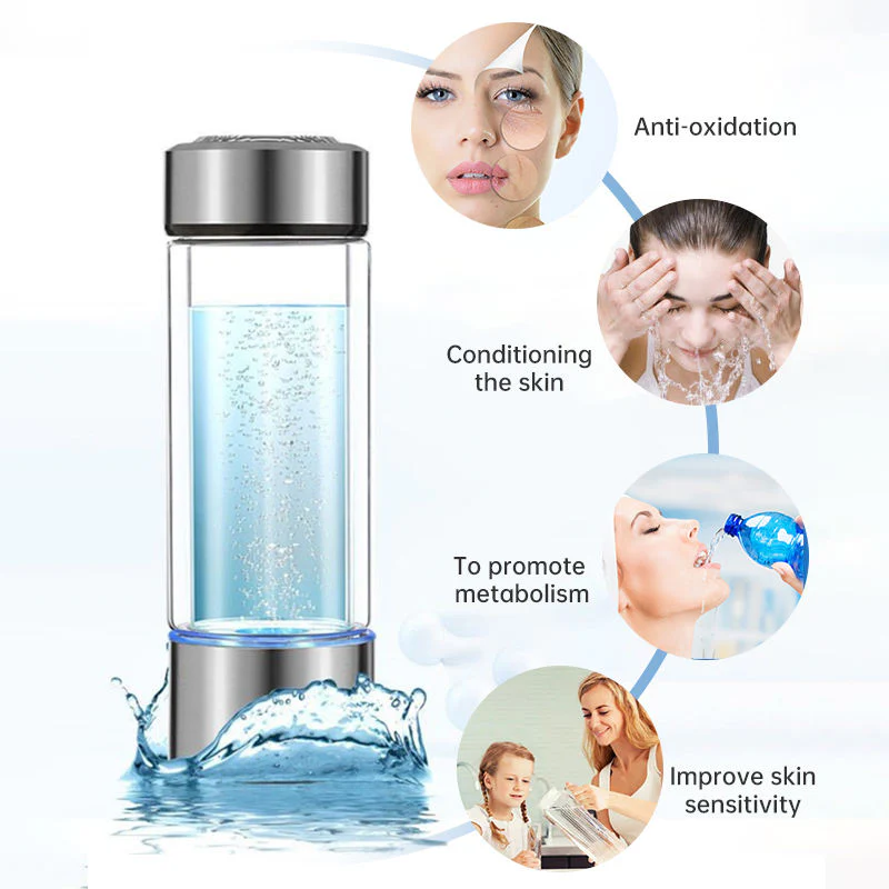 Electric Hydrogen Water Generator Bottle – Portable Ionized Water Maker - Image 4