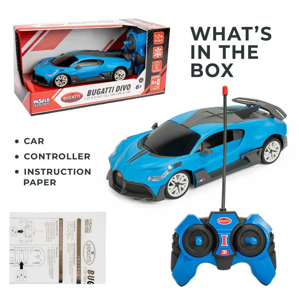 Bugatti Divo Electric RC Hyper Racing Car - 1:24 Scale Replica - Image 8