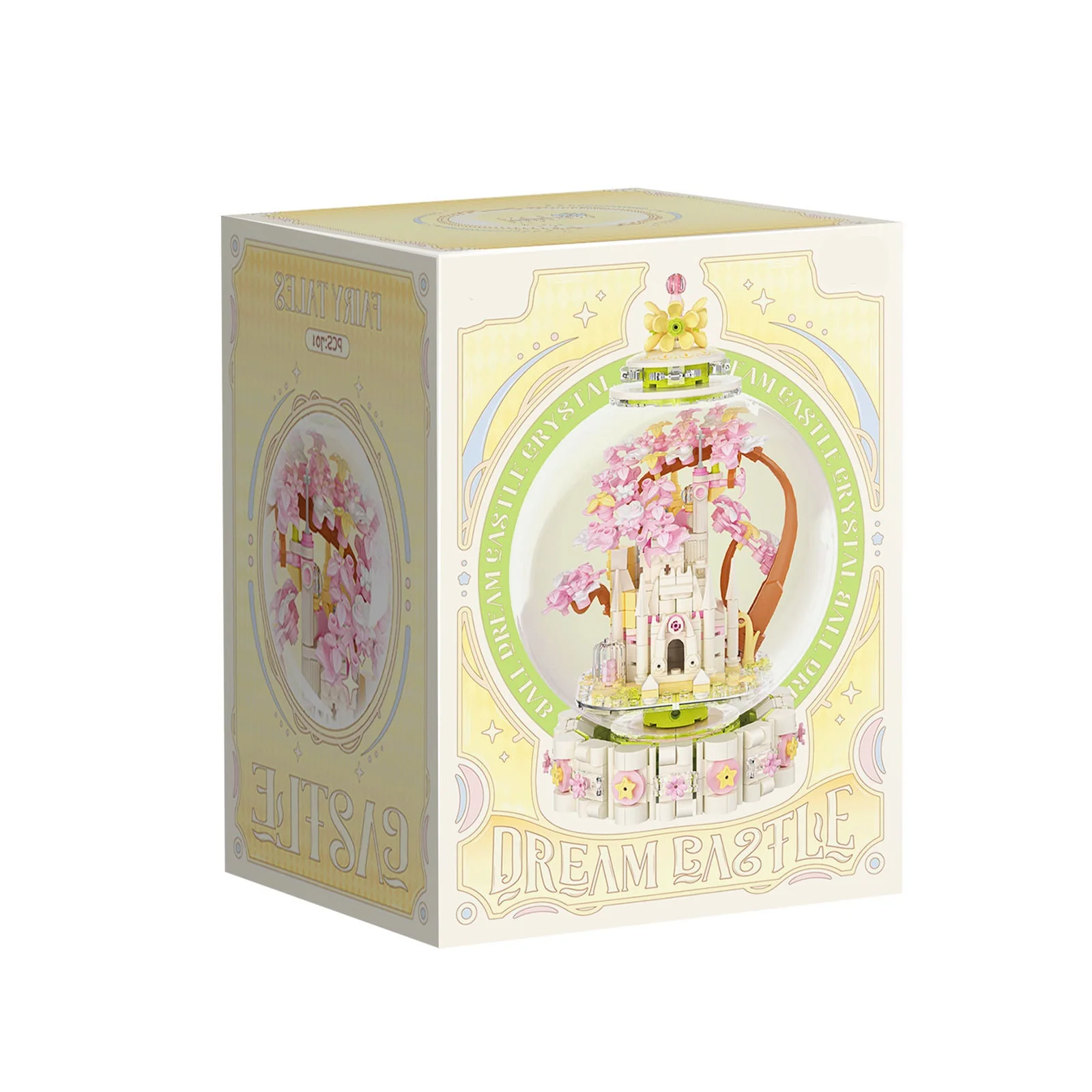 Enchanted Crystal Castle Building Set – Fantasy Rotating DIY Display Globe - Image 6