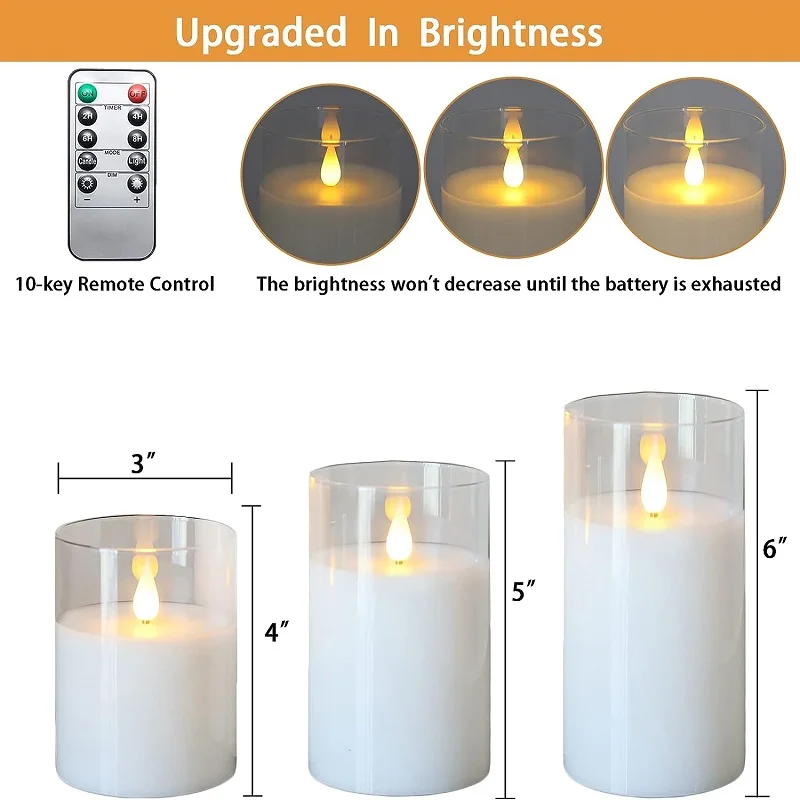 Flickering Flameless Candles - Image 5
