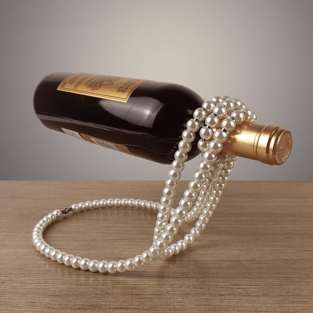Floating Pearl Necklace Wine Rack - Image 3