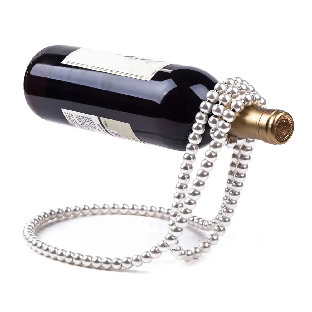 Floating Pearl Necklace Wine Rack - Image 6