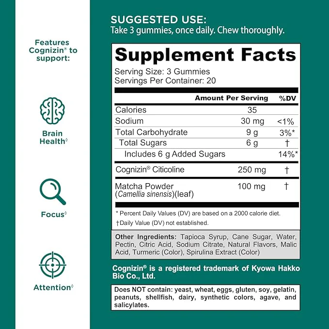 GoliĀ® Matcha Mind Gummies - Image 6