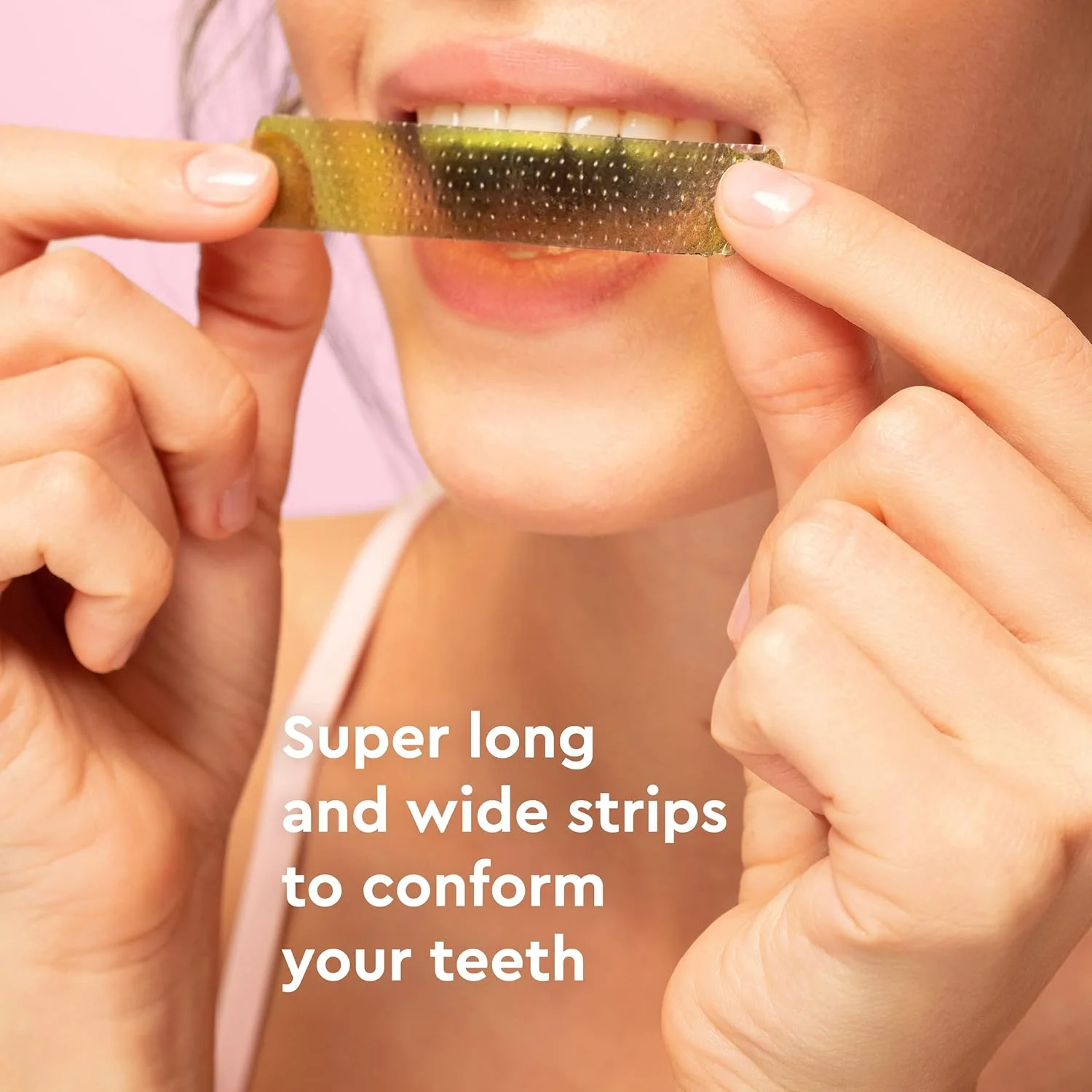 Green Fresh Teeth Whitening Strips For Daily Use - Image 5