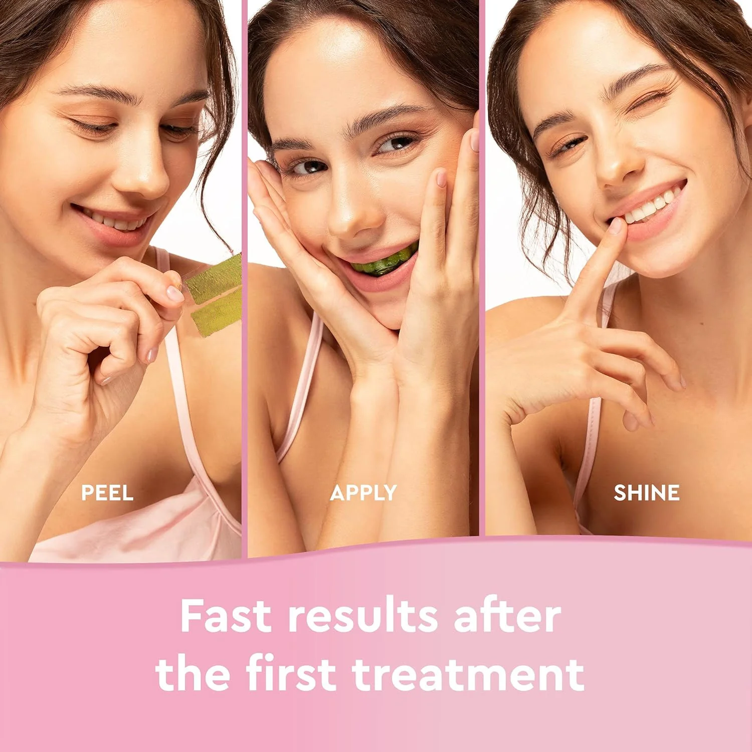 Green Fresh Teeth Whitening Strips For Daily Use - Image 6