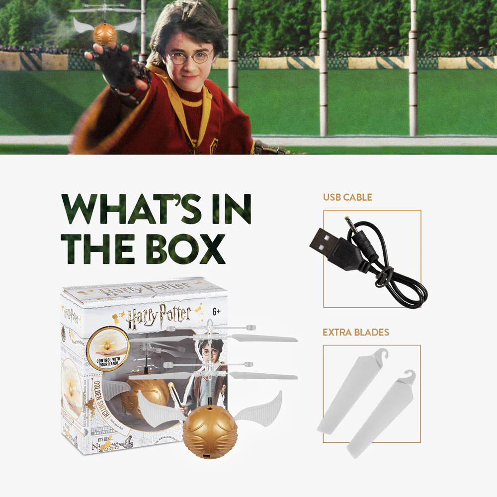 Harry Potter Golden Snitch IR UFO Ball Helicopter - Image 4