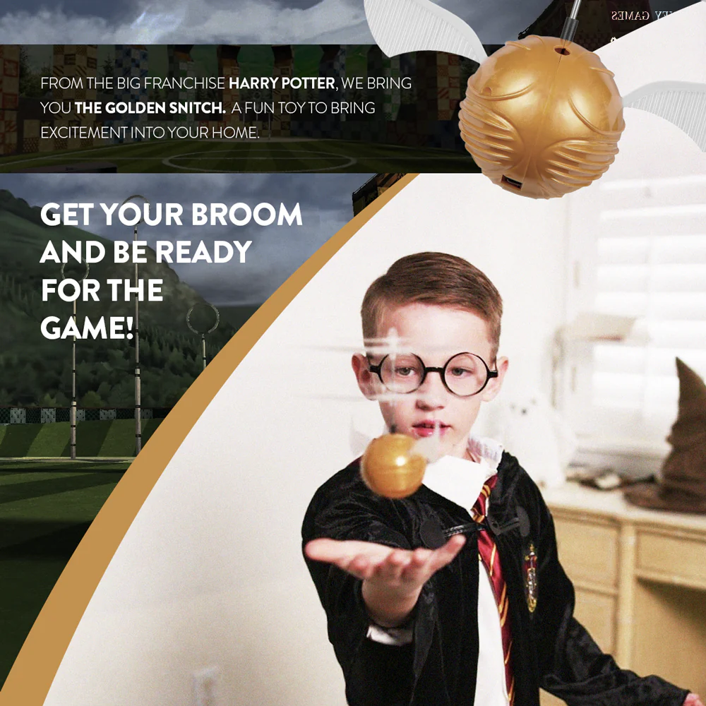 Harry Potter Golden Snitch IR UFO Ball Helicopter - Image 6