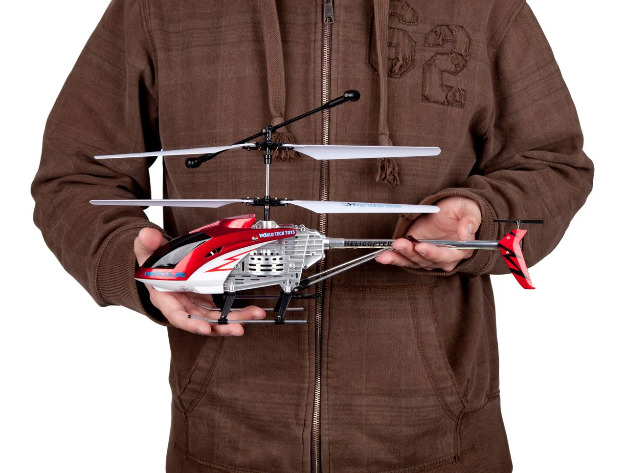 Hercules 3.5CH Gyro Helicopter – Unbreakable Remote Control Helicopter with LED Lights and USB Recharge - Image 10