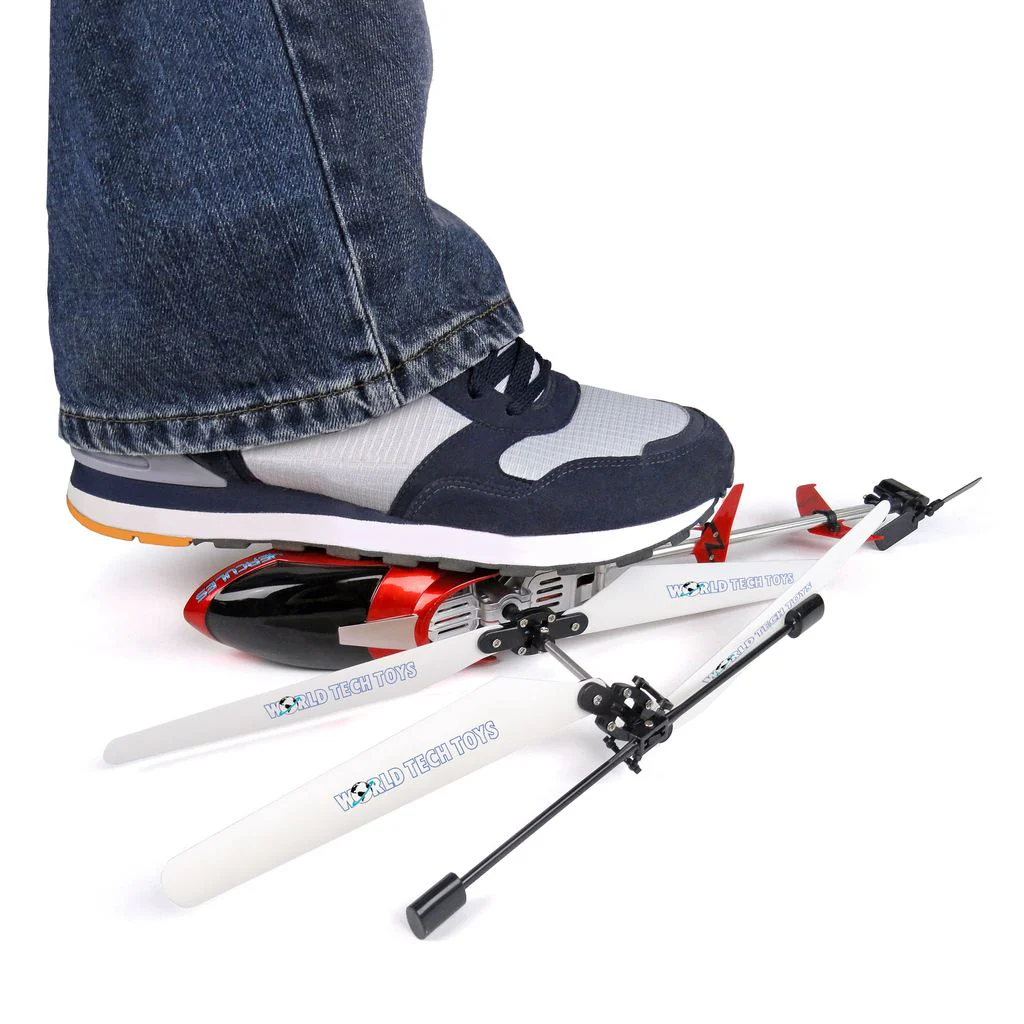 Hercules 3.5CH Gyro Helicopter – Unbreakable Remote Control Helicopter with LED Lights and USB Recharge - Image 7