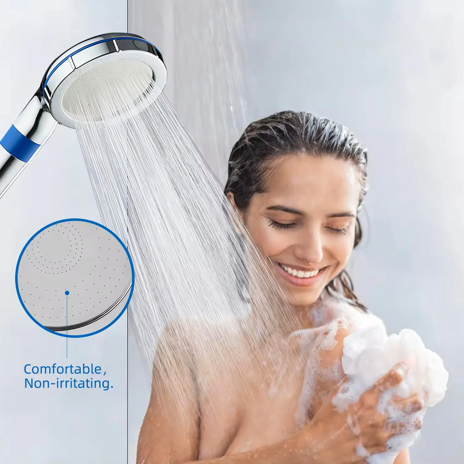 High Pressure Filtered Shower Head – Removes Chlorine & Softens Skin/Hair - Image 5