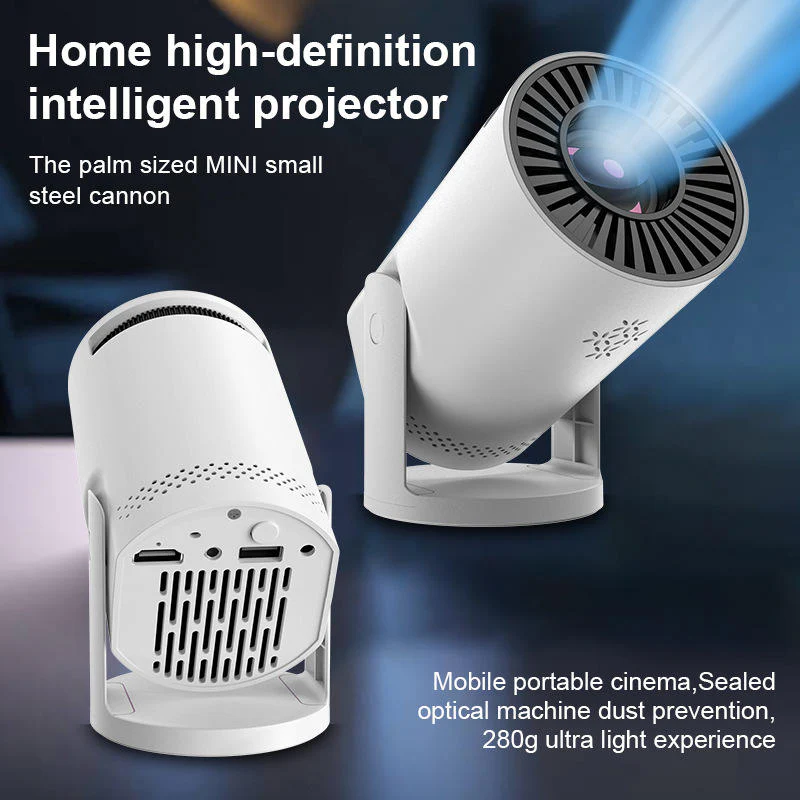 HY300 Mini Wired Portable LED Projector - Image 4