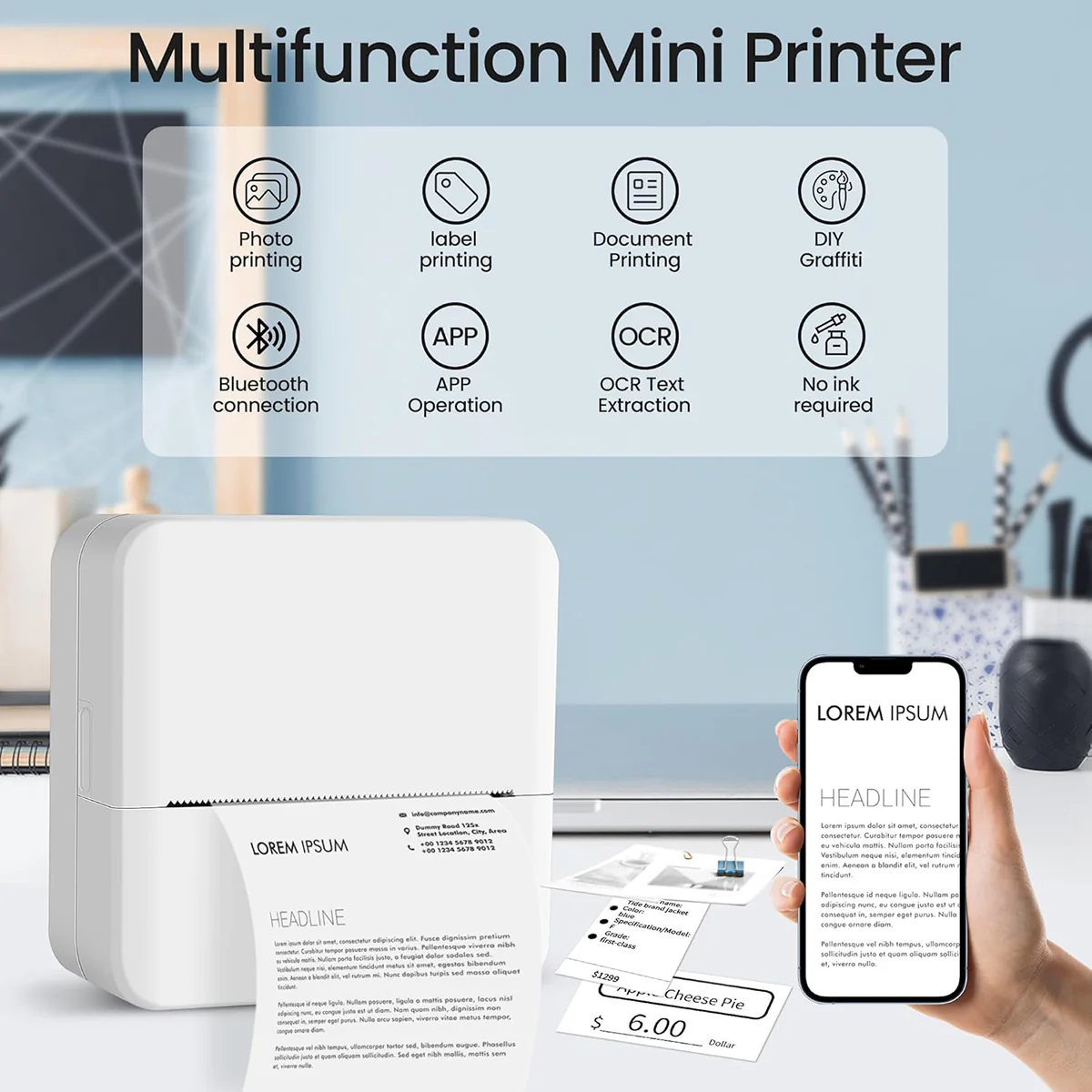 Inkless Thermal Printer - Image 2