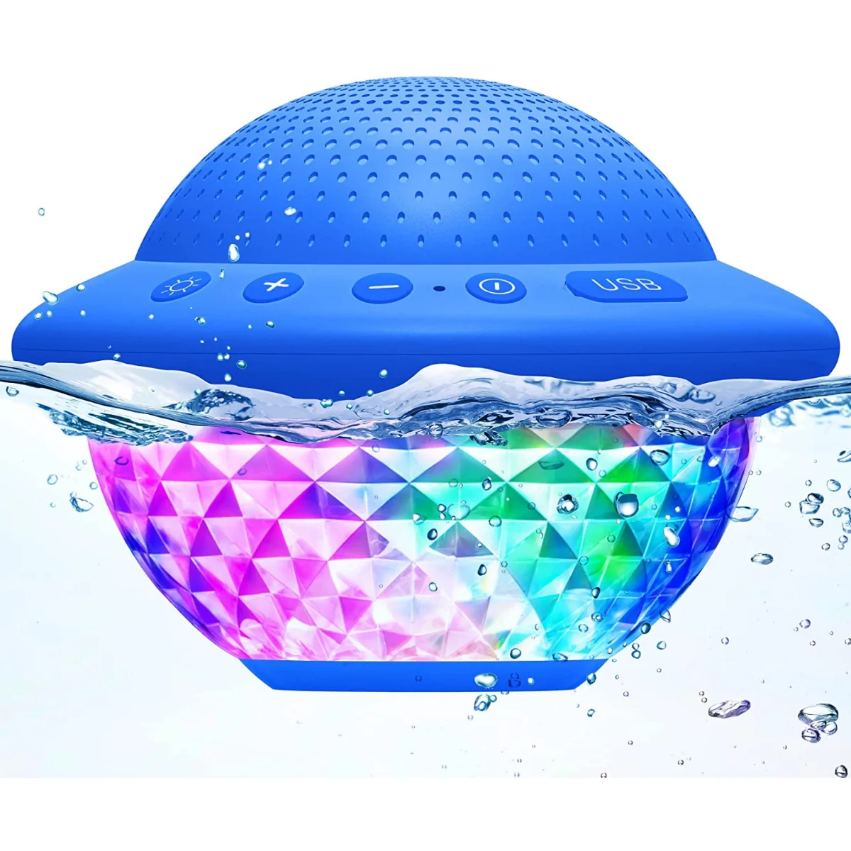 IPX7 Waterproof Shower Speaker – Wireless Bluetooth Mini Speaker with Suction Cup