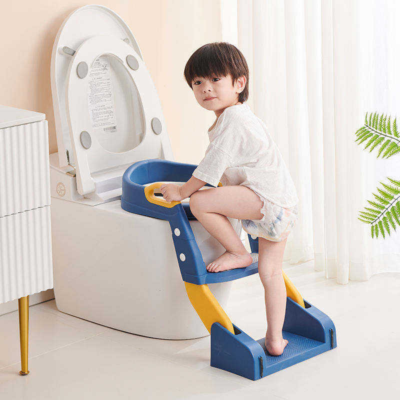 KiddyEase Foldable Baby Potty Training Seat with Step Ladder – Adjustable Height & Anti-Slip Design - Image 6