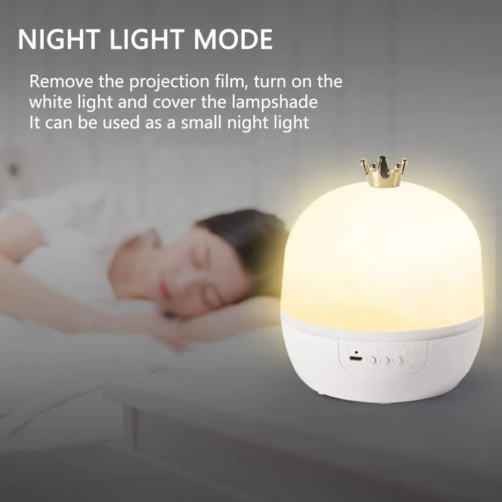 Kids Themed Rotating Night Light Projector 15-Film 360° Starry Sky Lamp - Image 4