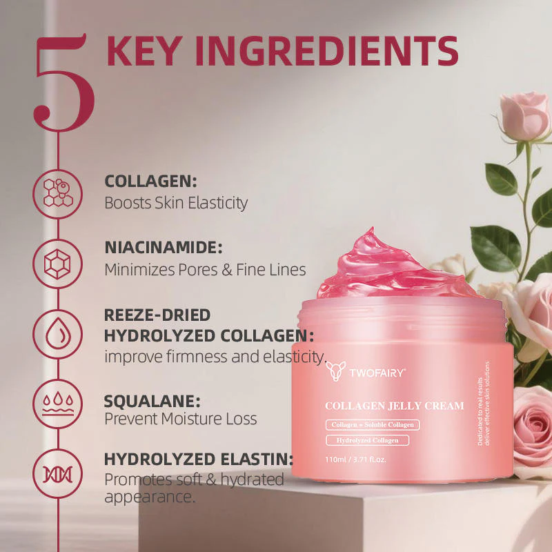Korean Skincare Collagen Jelly Cream with Niacinamide 110ml - Image 3
