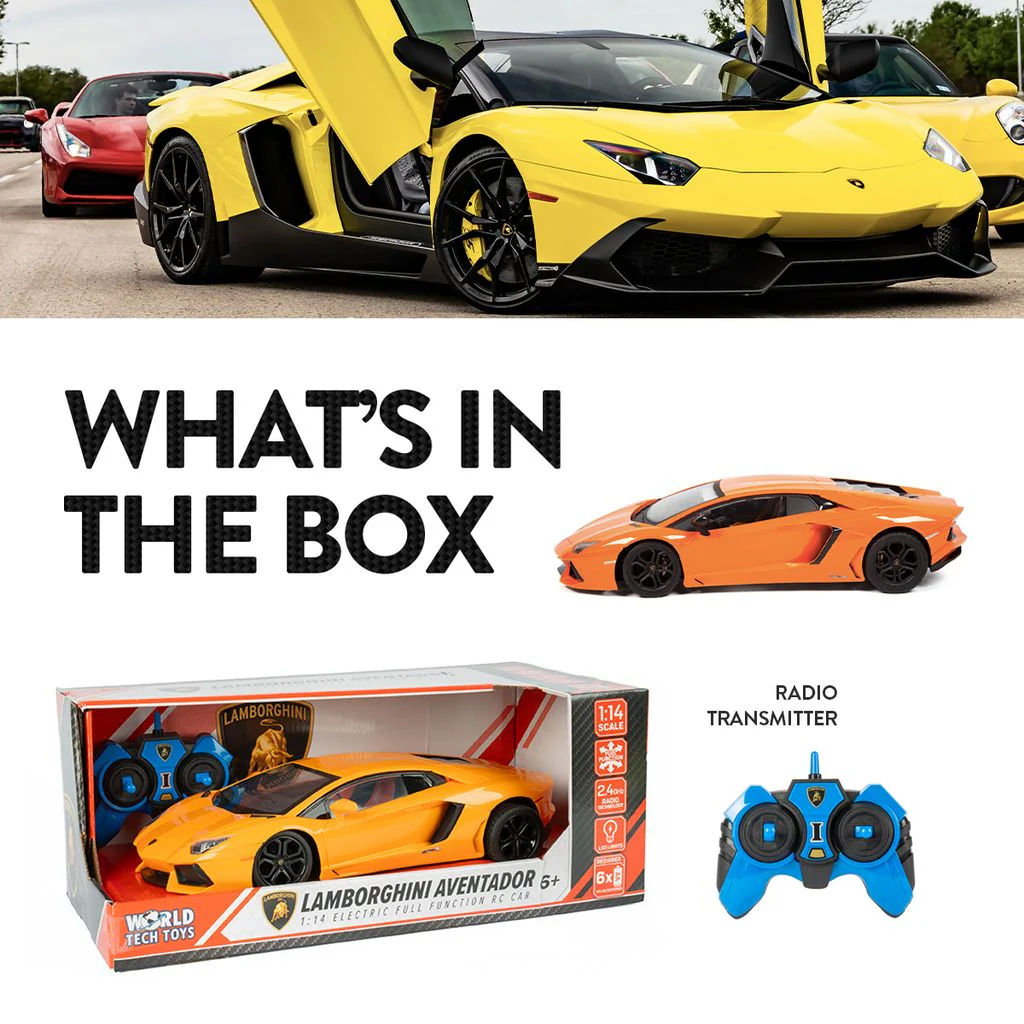 Lamborghini Aventador RC Luxury Performance Coupe - 1:14 Scale Replica - Image 4