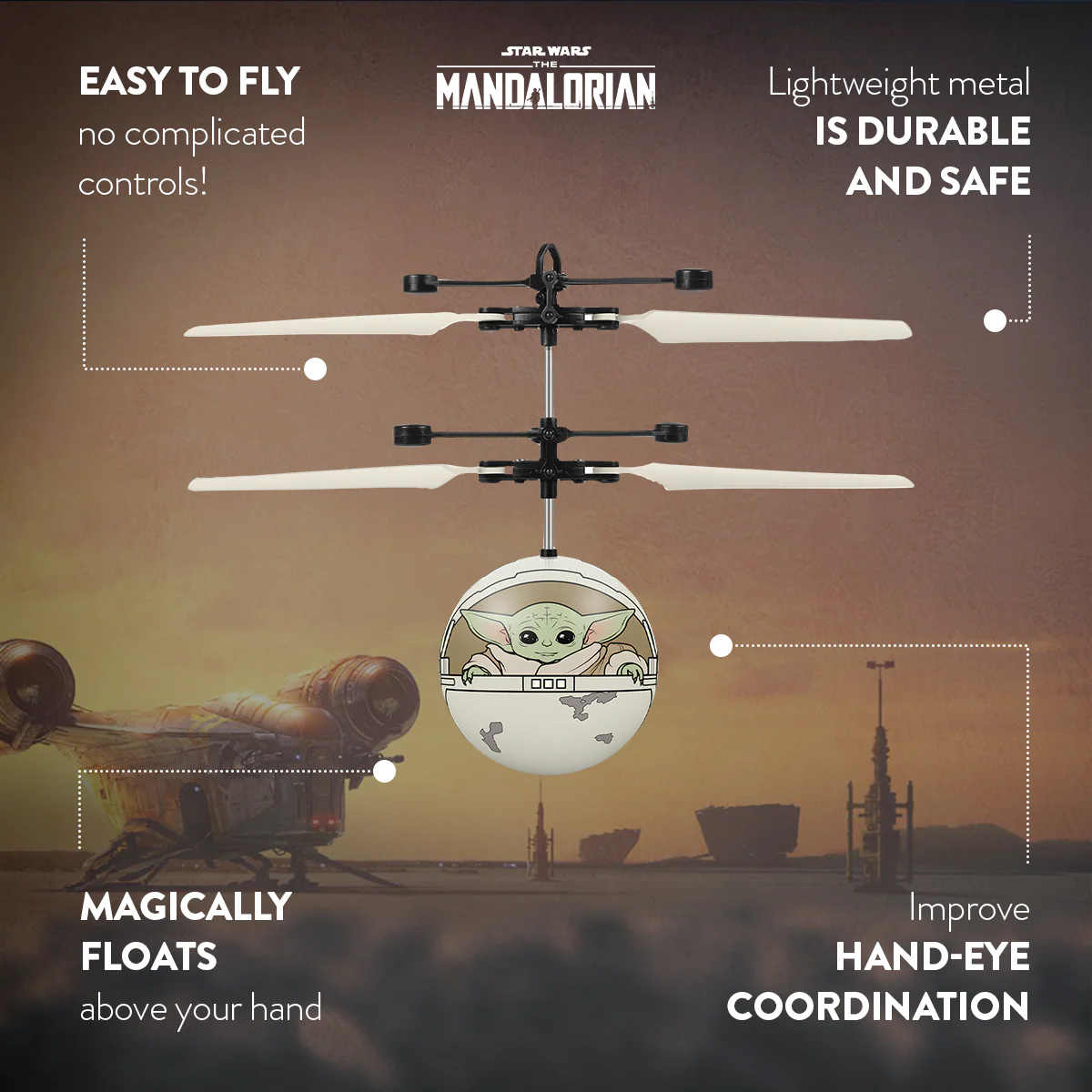LED Flying UFO Toy – Hover Helicopter Ball for Kids Indoor Play - Image 5