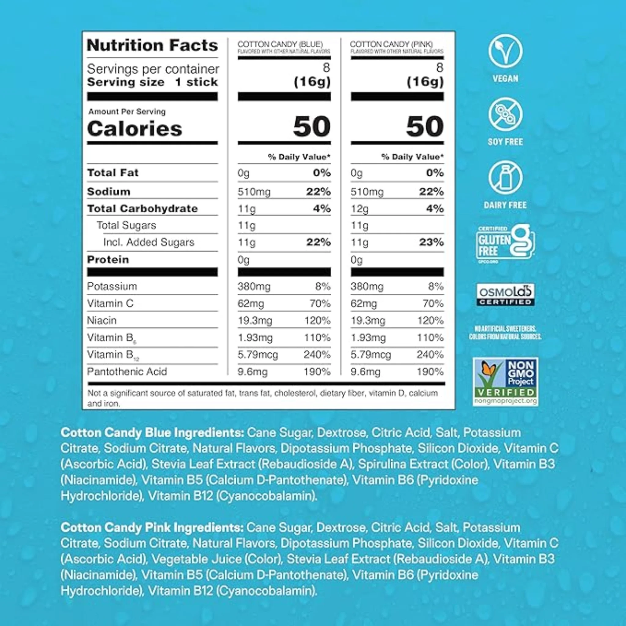 Liquid I.V.® Cotton Candy Hydration Multiplier - Image 3