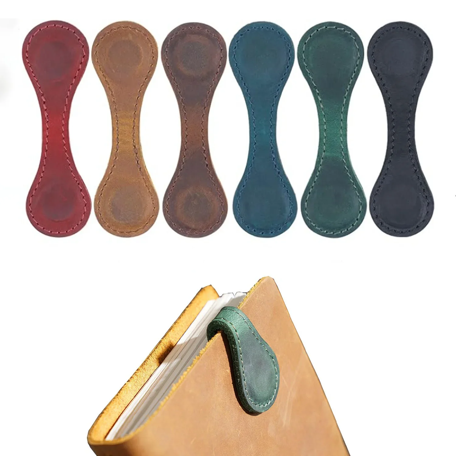 Magnetic Leather Bookmark - Image 5
