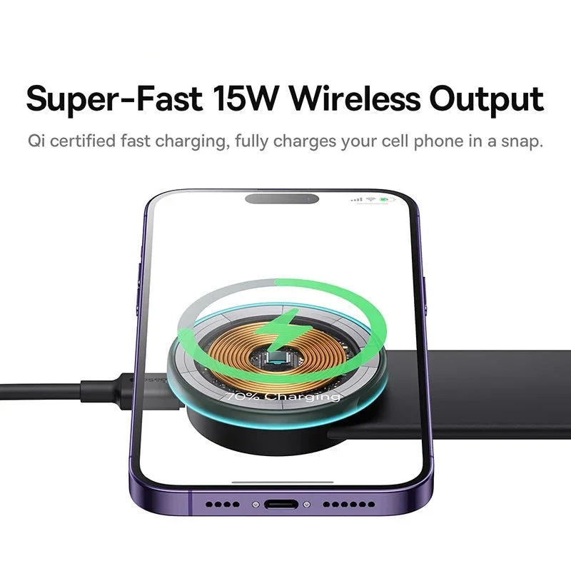 Magnetic Wireless Charger & Car Phone Holder - Image 2