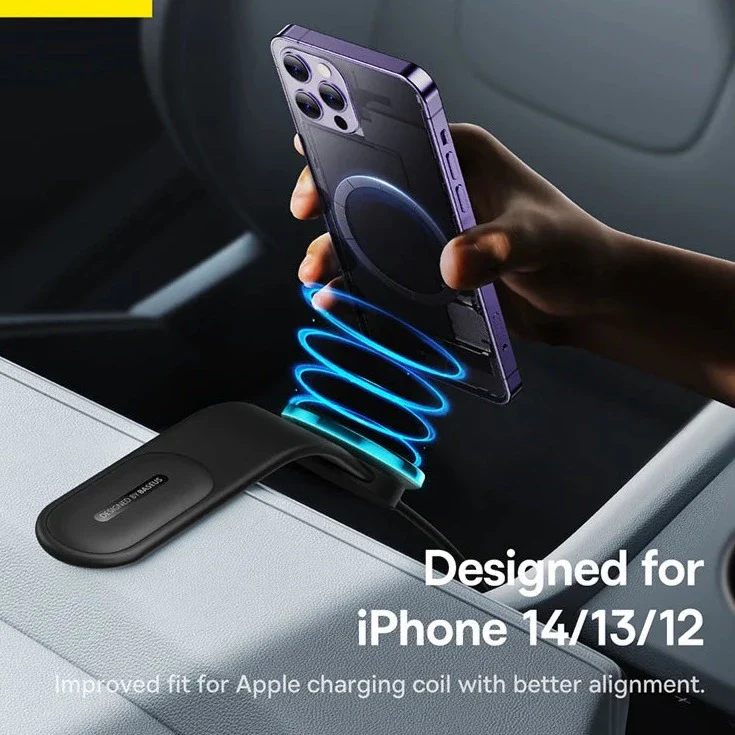 Magnetic Wireless Charger & Car Phone Holder - Image 4