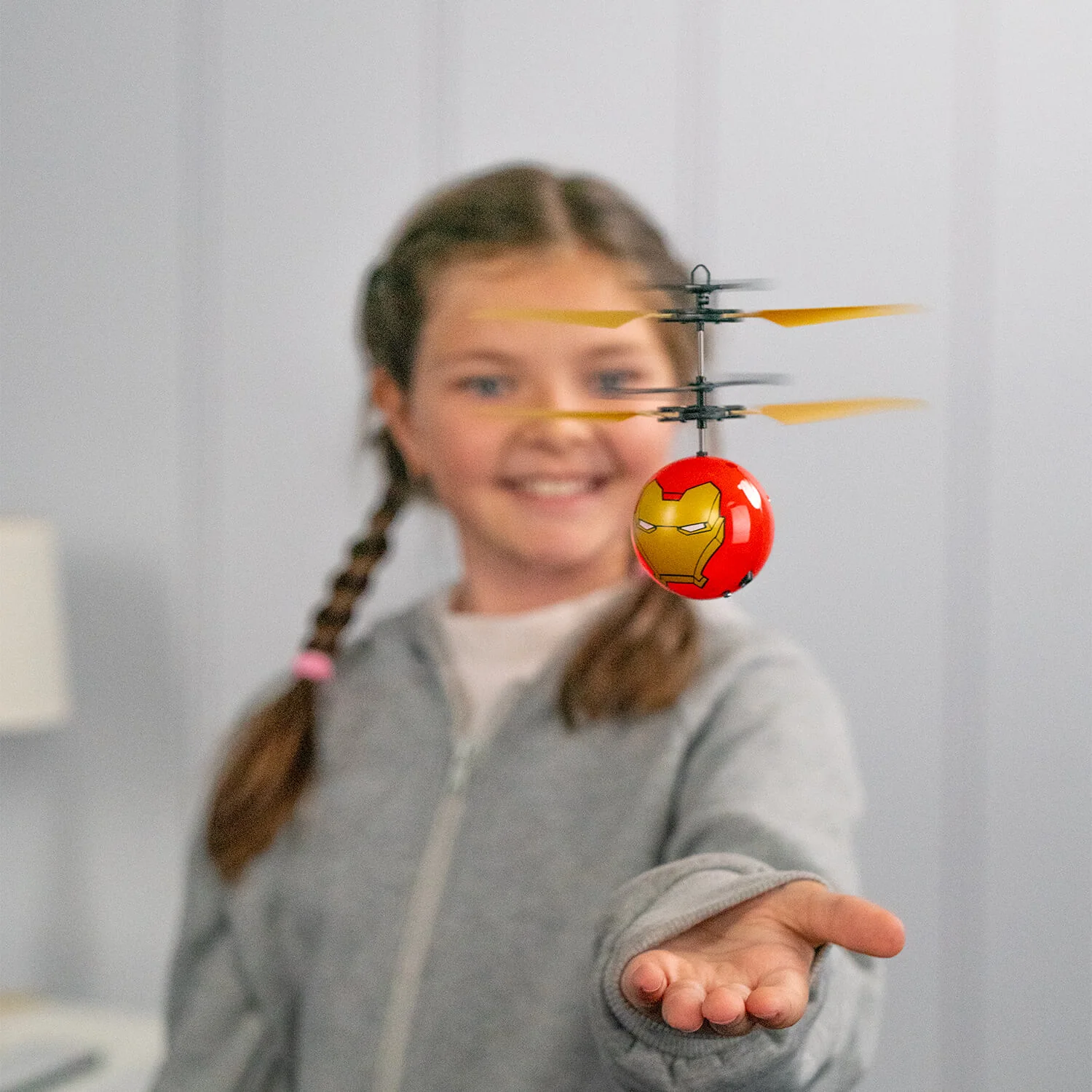 Marvel Avengers Iron Man IR UFO Ball Helicopter - Image 3