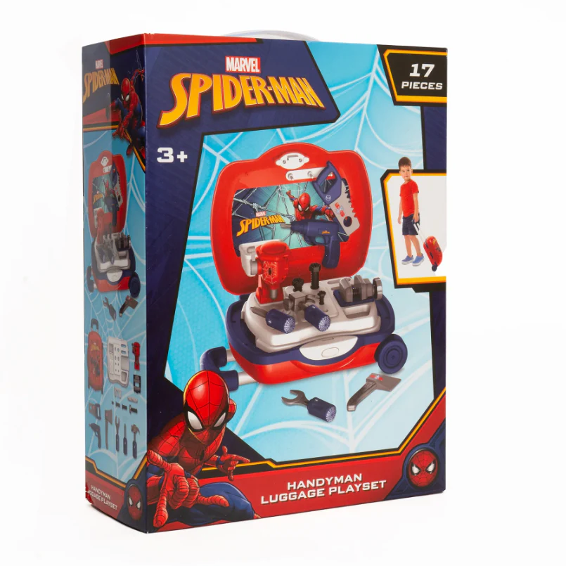 [Marvel] Spider-Man Handyman Luggage – 17 Piece Tool Kit - Image 6