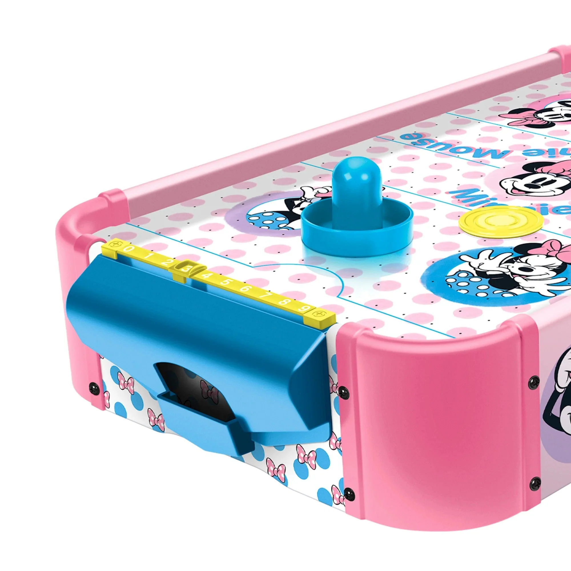 Minnie Mouse Wooden Tabletop Air Hockey - Image 3