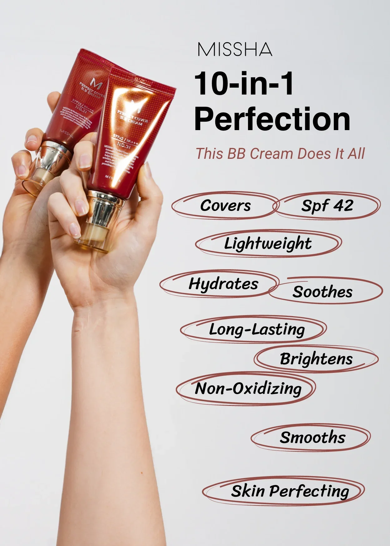 Missha M Perfect Cover BB Cream SPF42/PA+++ - Image 3