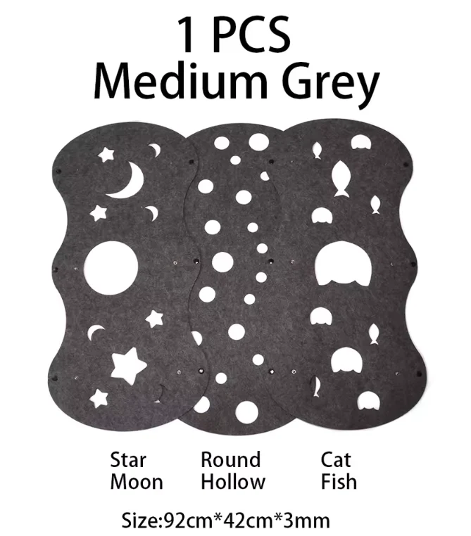 Modular Felt Cat Tunnel & Bed – DIY 99-Shape Collapsible Play Tunnel for Cats - Image 7